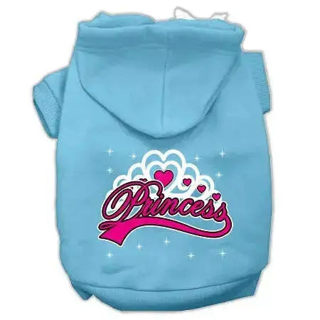 I_m-A-Princess-Screen-Print-Pet-Hoodies-Baby-Blue-Size-Lg-GreatEagleInc-319724461