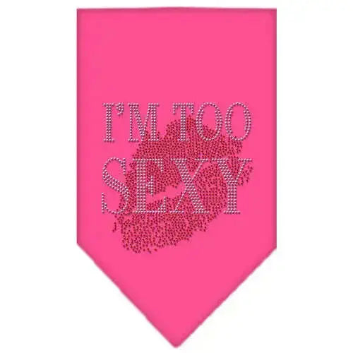 I_m-Too-Sexy-Rhinestone-Bandana-Bright-Pink-Small-GreatEagleInc-319299098