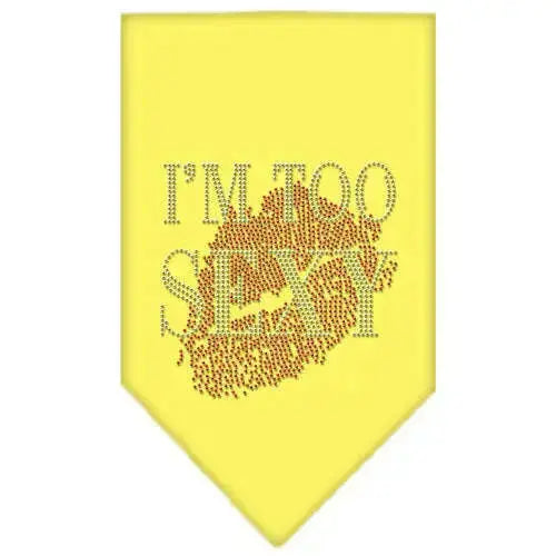 I_m-Too-Sexy-Rhinestone-Bandana-Yellow-Large-GreatEagleInc-319299247