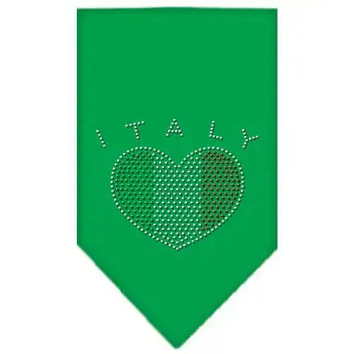 Italy-Rhinestone-Bandana-Emerald-Green-Small-GreatEagleInc-319296393