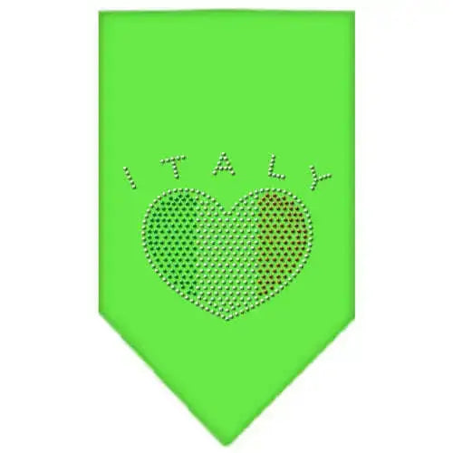 Italy-Rhinestone-Bandana-Lime-Green-Small-GreatEagleInc-319296265