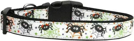 Itsy-Bitsy-Spiders-Nylon-Dog-Collar-Sm-GreatEagleInc-318786655