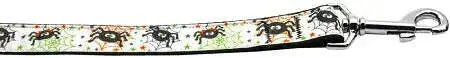 Itsy-Bitsy-Spiders-Nylon-Dog-Leash-5-8-Inch-Wide-4ft-Long-GreatEagleInc-318918666
