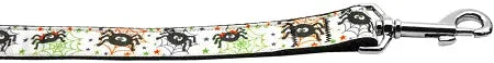 Itsy Bitsy Spiders Nylon Dog Leash 5/8 Inch Wide 6ft Long Default Title