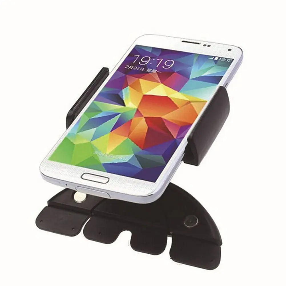 JEREFISH Telephone Car CD Holder 360 Flexible CD Mount Stand Support Telephone GPS Holder for iPhone 7 8 plus etc Smart Phones -