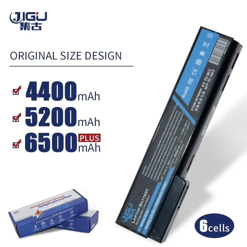 JIGU 6 Cells Laptop Battery For HP 628369-421 8460 CC06XL 628664-001 For EliteBook 8460w 8470p 8460p 8470w 8560p 8570p