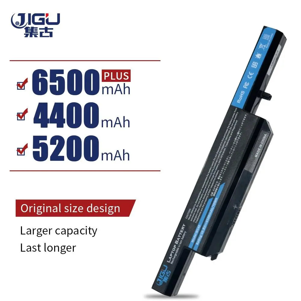 JIGU Laptop Battery 6-87-W540S-4U4 6-87-W540S-4W41 W540BAT-6 FOR CLEVO W155U W540EU W545EU - GreatEagleInc