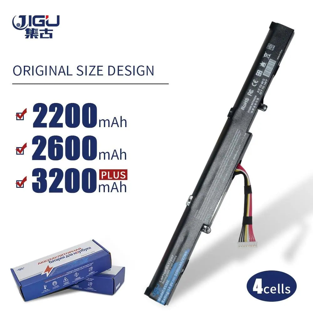 JIGU Laptop Battery For Asus X550DP A450V K550E X750J A550D K751L X751L F450 P750LB X751MA F450C R752L X751MD F450E R752MA