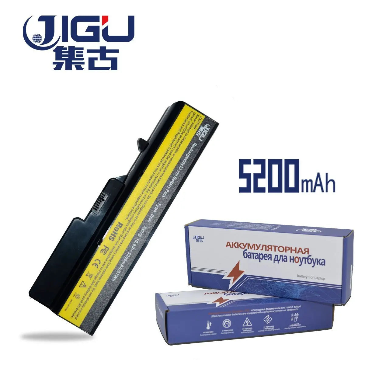 JIGU New Laptop Battery L09C6Y02 L09M6Y02 L09S6Y02 L10C6Y02 L10P6Y22 LO9L6Y02 For Lenovo IdeaPad G460 G560 V360 V370 V470 Z460 - GreatEagleInc