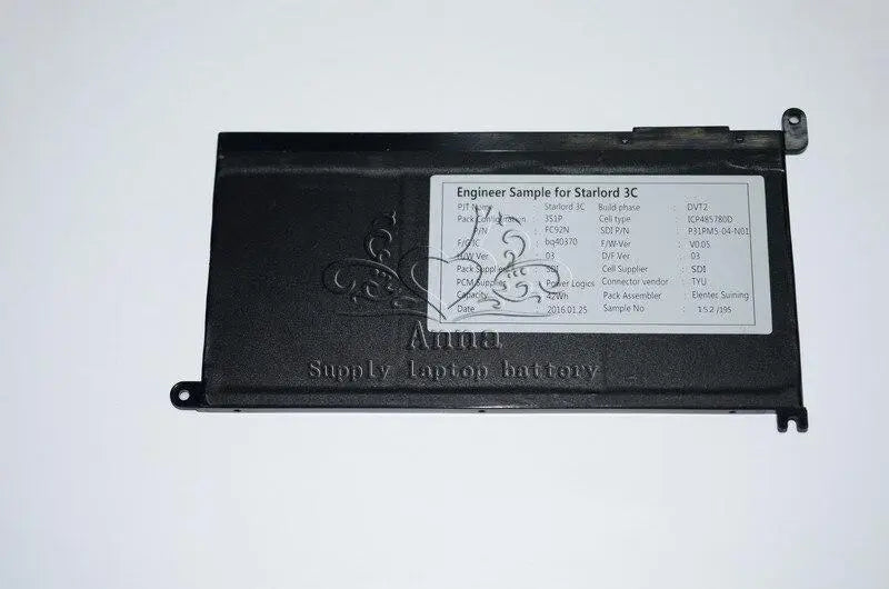 JIGU Original Laptop Battery 3CRH3 WDX0R T2JX4 WDXOR For DELL 15MF PRO-1508T For Inspiron 13 5000 5368 5378 - GreatEagleInc