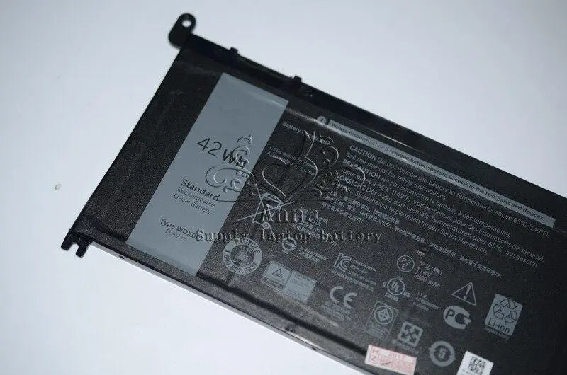 JIGU Original Laptop Battery 3CRH3 WDX0R T2JX4 WDXOR For DELL 15MF PRO-1508T For Inspiron 13 5000 5368 5378