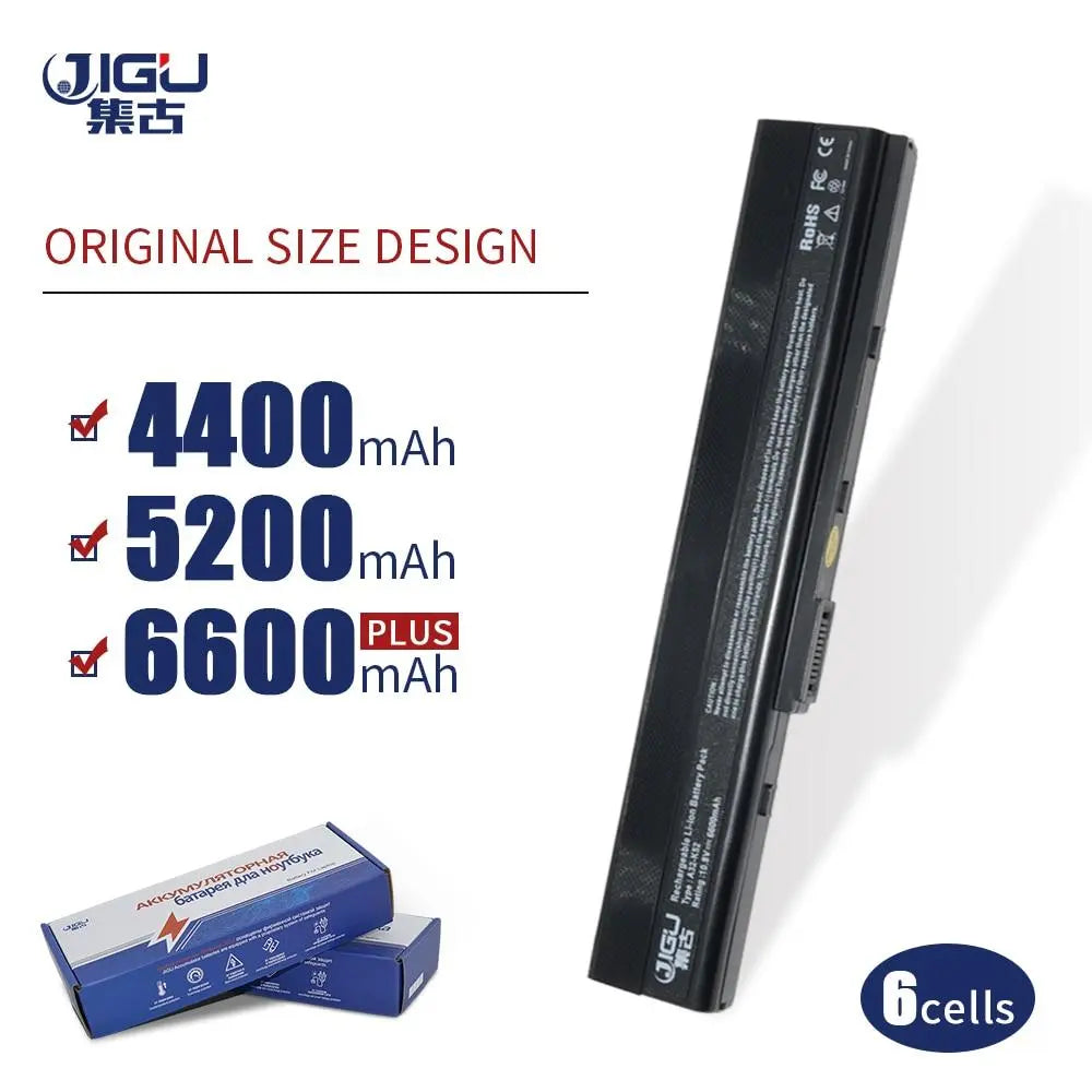 JIGU [Special Price] Laptop Battery For Asus A52 A52J K42 K42F K52F K52J Series,70-NXM1B2200Z A31-K52 A32-K52 A41-K52 A42-K52 - GreatEagleInc