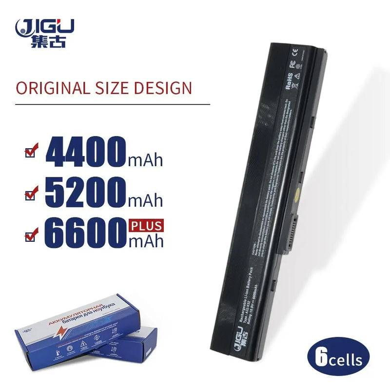 JIGU [Special Price] Laptop Battery For Asus A52 A52J K42 K42F K52F K52J Series,70-NXM1B2200Z A31-K52 A32-K52 A41-K52 A42-K52 - GreatEagleInc