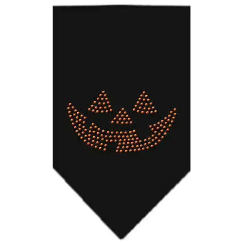 Jack-O-Lantern-Rhinestone-Bandana-Black-Small-GreatEagleInc-319075659