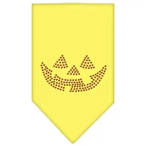 Jack-O-Lantern-Rhinestone-Bandana-Yellow-Large-GreatEagleInc-319075792