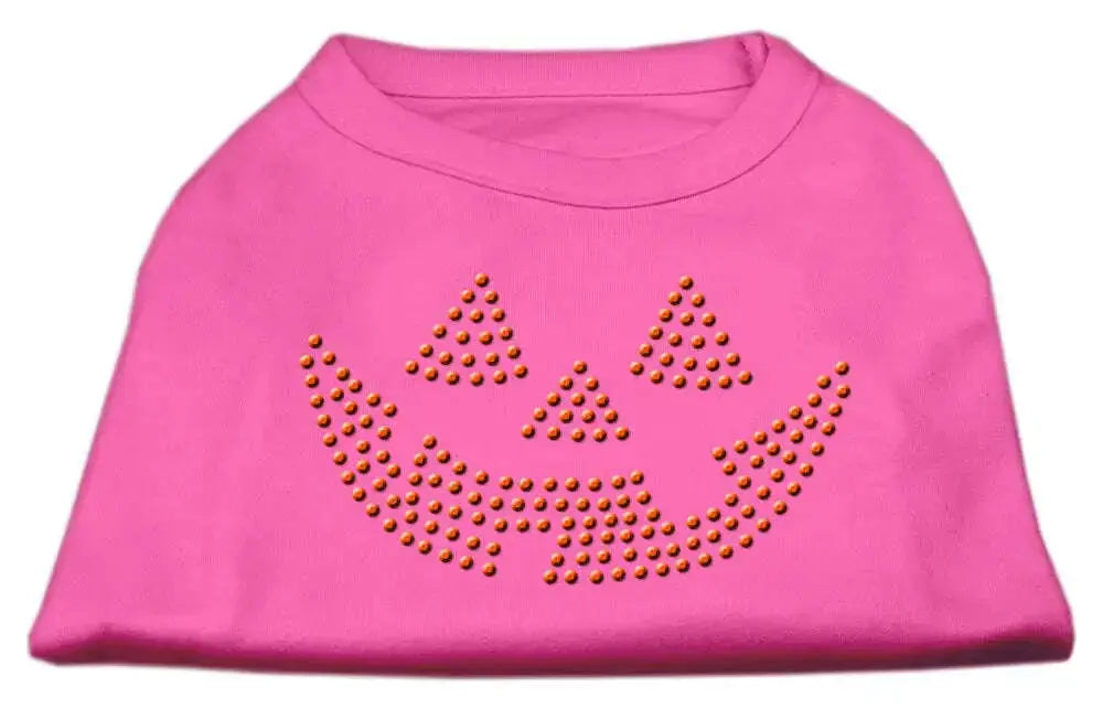 Jack-O_-Lantern-Rhinestone-Shirts-Bright-Pink-L-GreatEagleInc-319179178