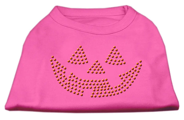 Jack O' Lantern Rhinestone Shirts Bright Pink L Default Title