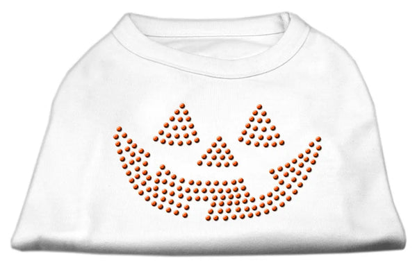 Jack O' Lantern Rhinestone Shirts White M Default Title
