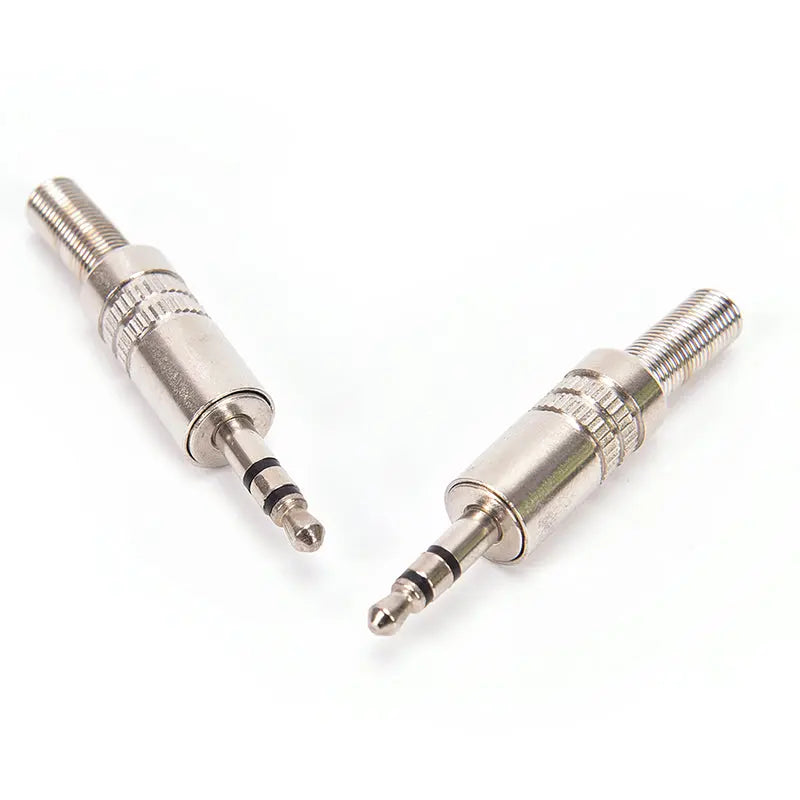 Jack Plug Connector Replacement Soldering For Most Earphone Jack Whosesale 3.5mm 3 Pole Male Repair Headphones Audio