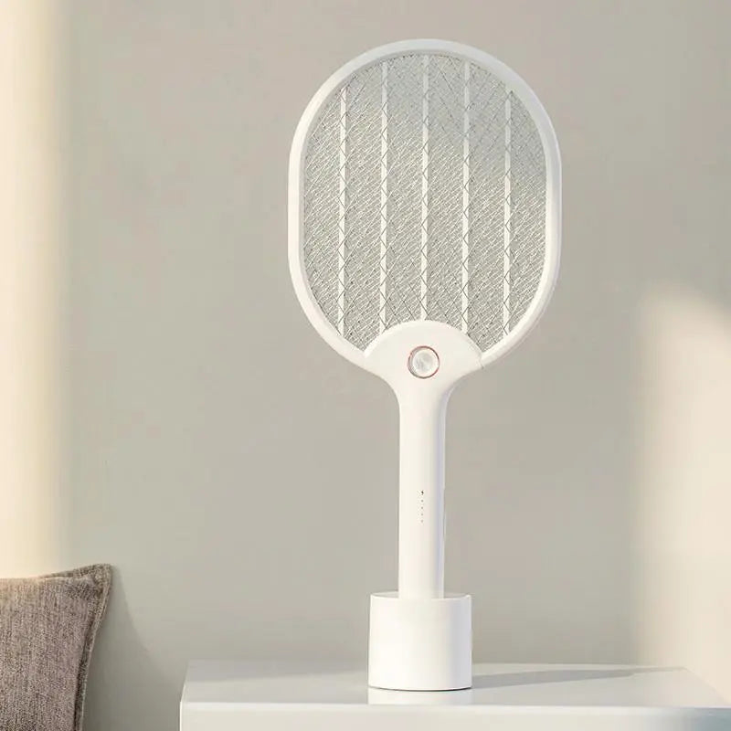 Jordan&judy 3000V Electric Mosquito Swatter Portable Camping Travel Three-layer Anti-electric Shock Net USB Charging Mosquito Dispeller from Xiaomi youpin