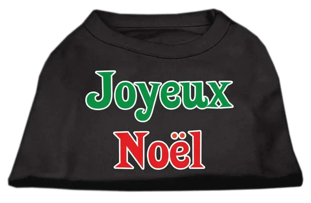 Joyeux-Noel-Screen-Print-Shirts-Black-L-GreatEagleInc-318855096