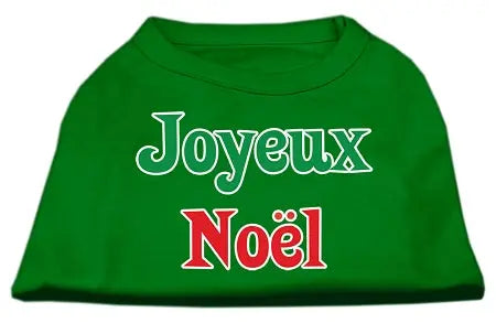Joyeux Noel Screen Print Shirts Emerald Green Sm Default Title