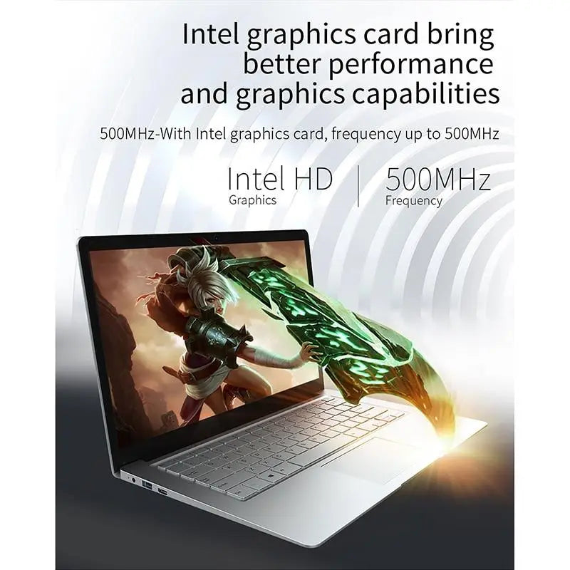 Jumper EZbook S5 14.0 Inch IPS Laptop N3450 Quad Core 8GB DDR4+256GB SSD Windows 10 Ultrathin Notebook US Plug (Silver US plug) - GreatEagleInc