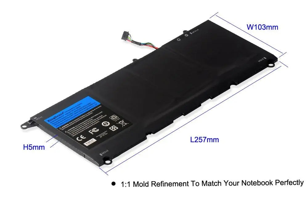 KingSener 90V7W JHXPY JD25G 090V7W Laptop Battery For Dell XPS 13 9343 XPS13 9350 13D-9343 P54G 0N7T6 5K9CP RWT1R 0DRRP 56WH