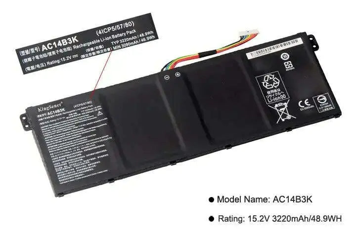 KingSener-AC14B3K-Laptop-Battery-For-Acer-Aspire-R5-571T-R5-571TG-S14-CB3-511-Swift-3-3S-F314-51-R-11-R3-131T-S14-15.2V-3220mAh-GreatEagleInc-317897639