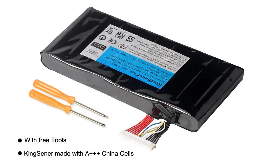 KingSener BTY-L77 Laptop Battery For MSI GT72 2QD GT72S 6QF GT72VR WT72 MS-1781 MS-1782 MS-1783 2PE-022CN 2QD-1019XCN 2QD-292XCN - GreatEagleInc