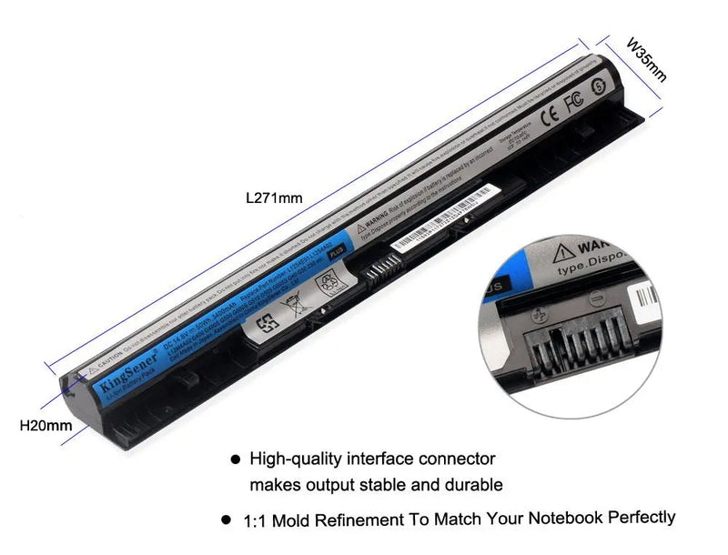 KingSener L12S4E01 Laptop Battery for Lenovo Z40 Z50 G40-45 G50-30 G50-70 G50-75 G50-80 G400S G500S L12M4E01 L12M4A02 L12S4A02 - GreatEagleInc
