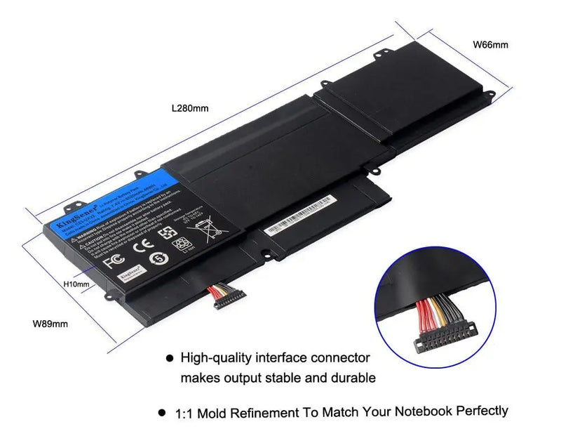 KingSener New C23-UX32 Laptop Battery for ASUS VivoBook U38N U38N-C4004H ZenBook UX32 UX32A UX32VD UX32LA 7.4V 6520mAh - GreatEagleInc