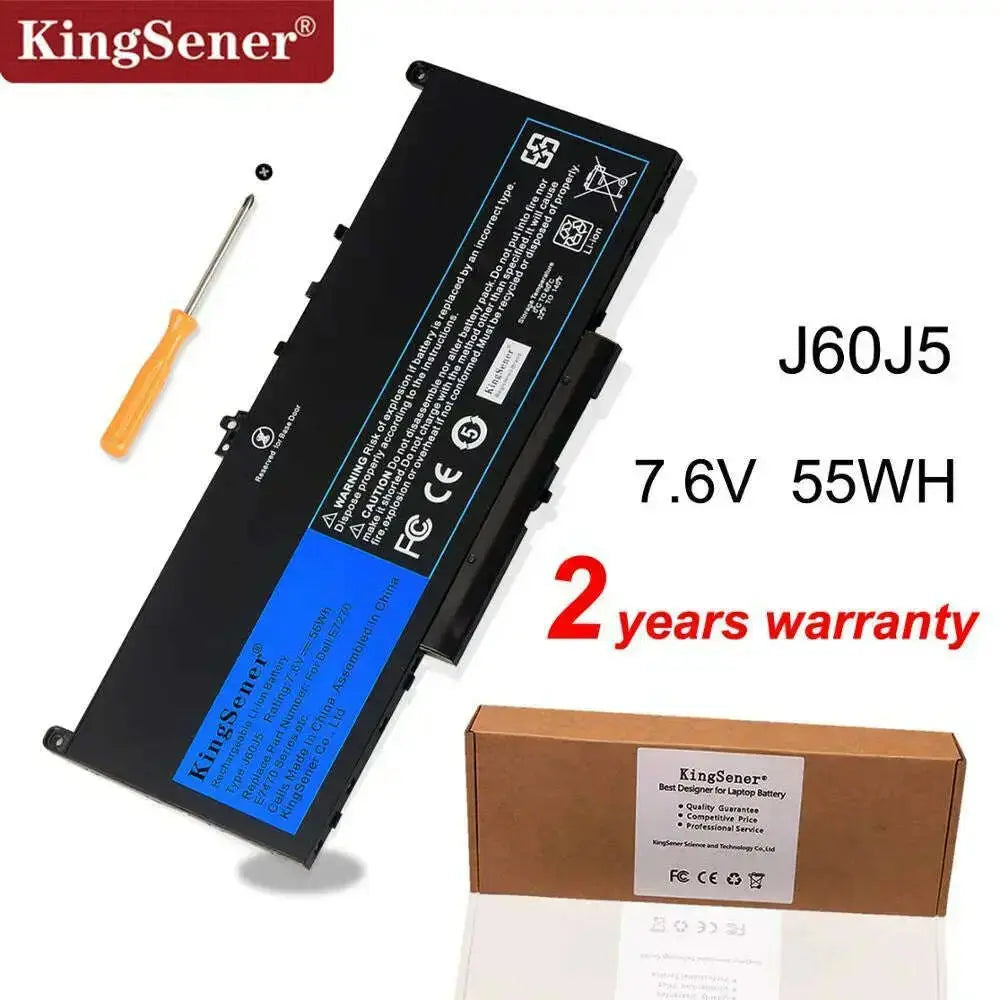KingSener-New-J60J5-Replacement-Laptop-Battery-For-Dell-Latitude-E7270-E7470-J60J5-R1V85-MC34Y-242WD-7.6V-55Wh-GreatEagleInc-317796151