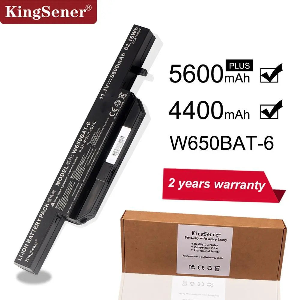 KingSener New W650BAT-6 Laptop Battery for Hasee K610C K650D K750D K570N K710C K590C K750D G150SG G150S G150TC G150MG W650S - GreatEagleInc