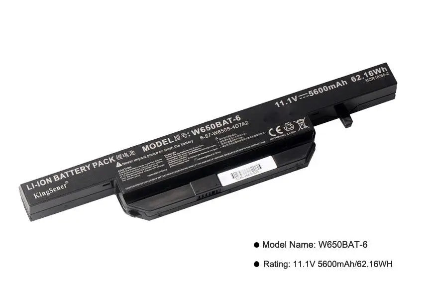 KingSener New W650BAT-6 Laptop Battery for Hasee K610C K650D K750D K570N K710C K590C K750D G150SG G150S G150TC G150MG W650S - GreatEagleInc