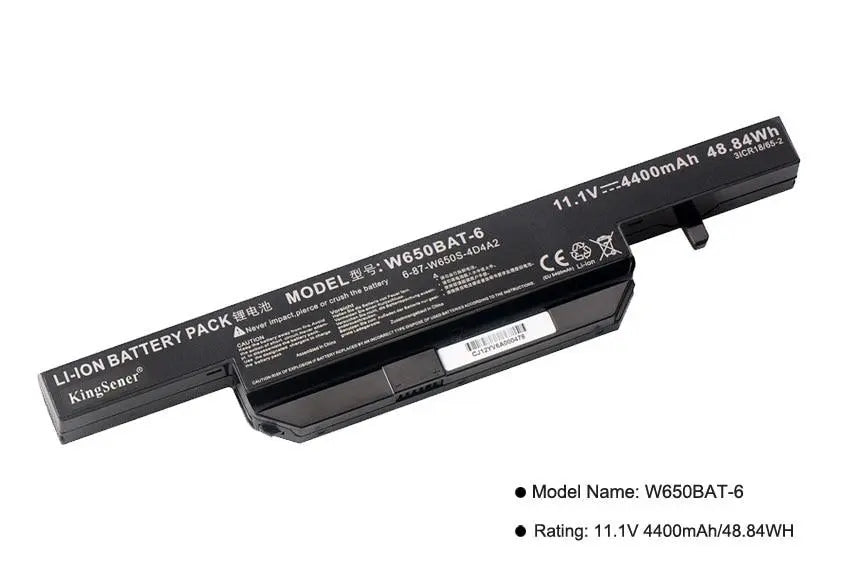 KingSener New W650BAT-6 Laptop Battery for Hasee K610C K650D K750D K570N K710C K590C K750D G150SG G150S G150TC G150MG W650S - GreatEagleInc