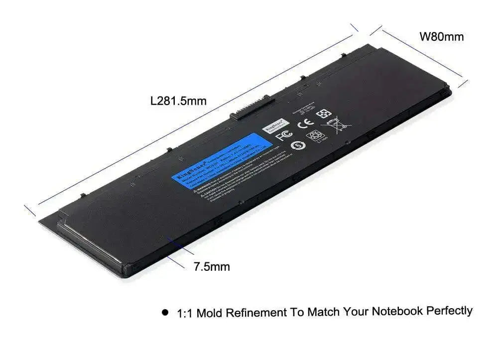 KingSener-WD52H-VFV59-New-Laptop-Battery-For-DELL-Latitude-E7240-E7250-W57CV-0W57CV-GVD76-VFV59-battery-7.4V-45WH-GreatEagleInc-317794997