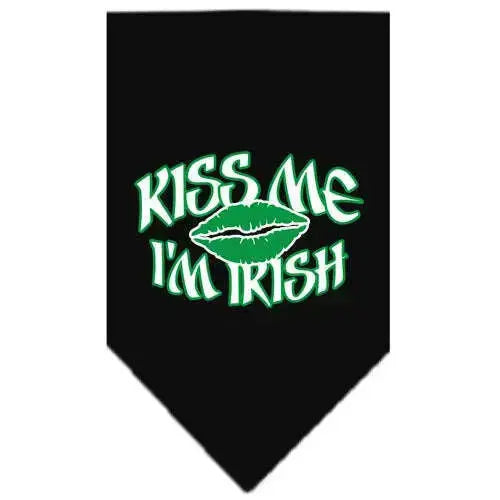 Kiss-Me-I_m-Irish-Screen-Print-Bandana-Black-Small-GreatEagleInc-333916654