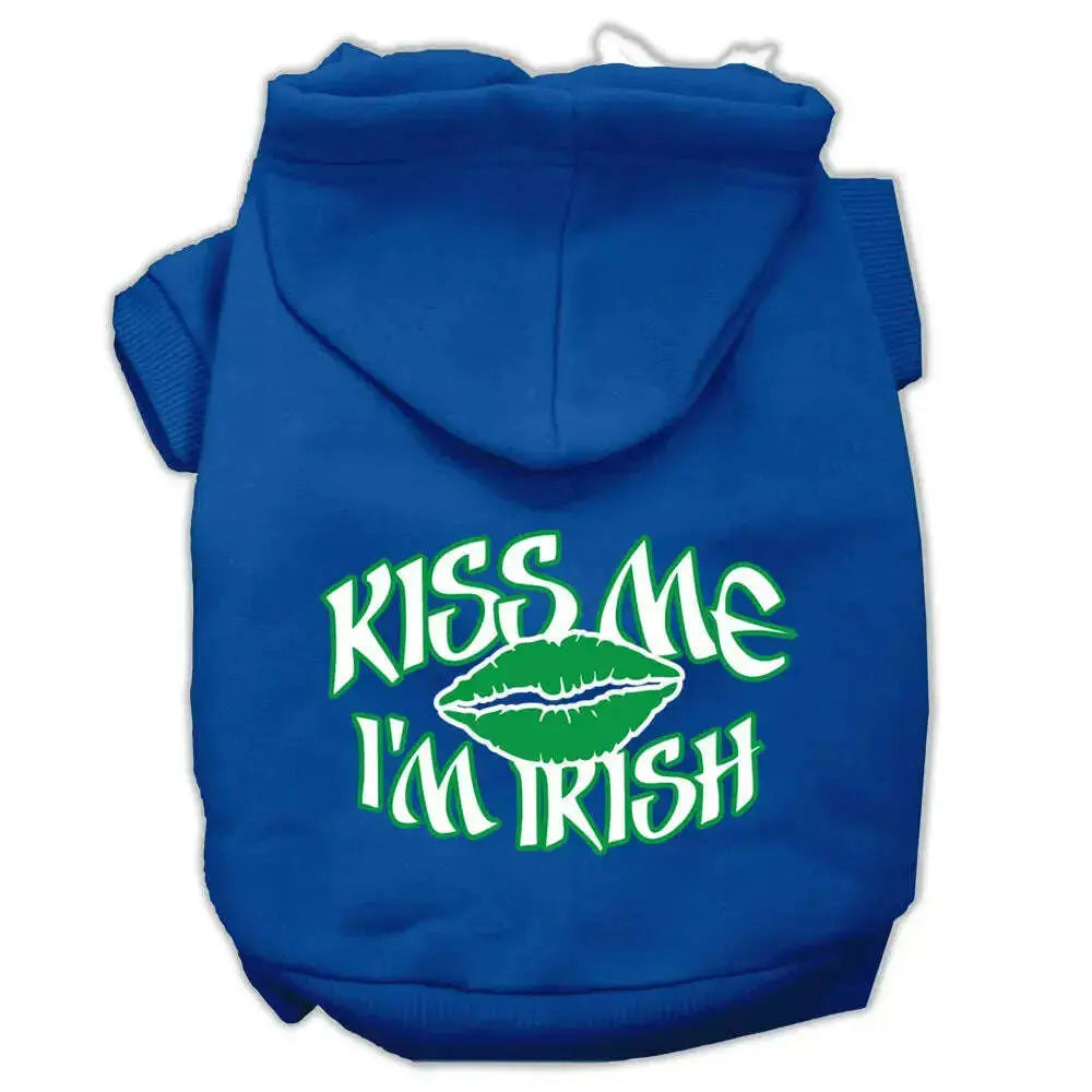 Kiss-Me-I_m-Irish-Screen-Print-Pet-Hoodies-Blue-Size-Med-GreatEagleInc-319691681