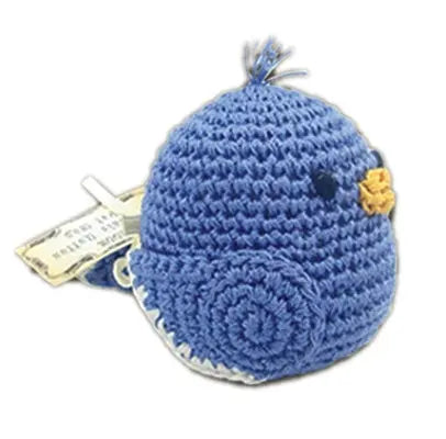 Knit Knacks Blueberry Bill Organic Cotton Small Dog Toy Default Title