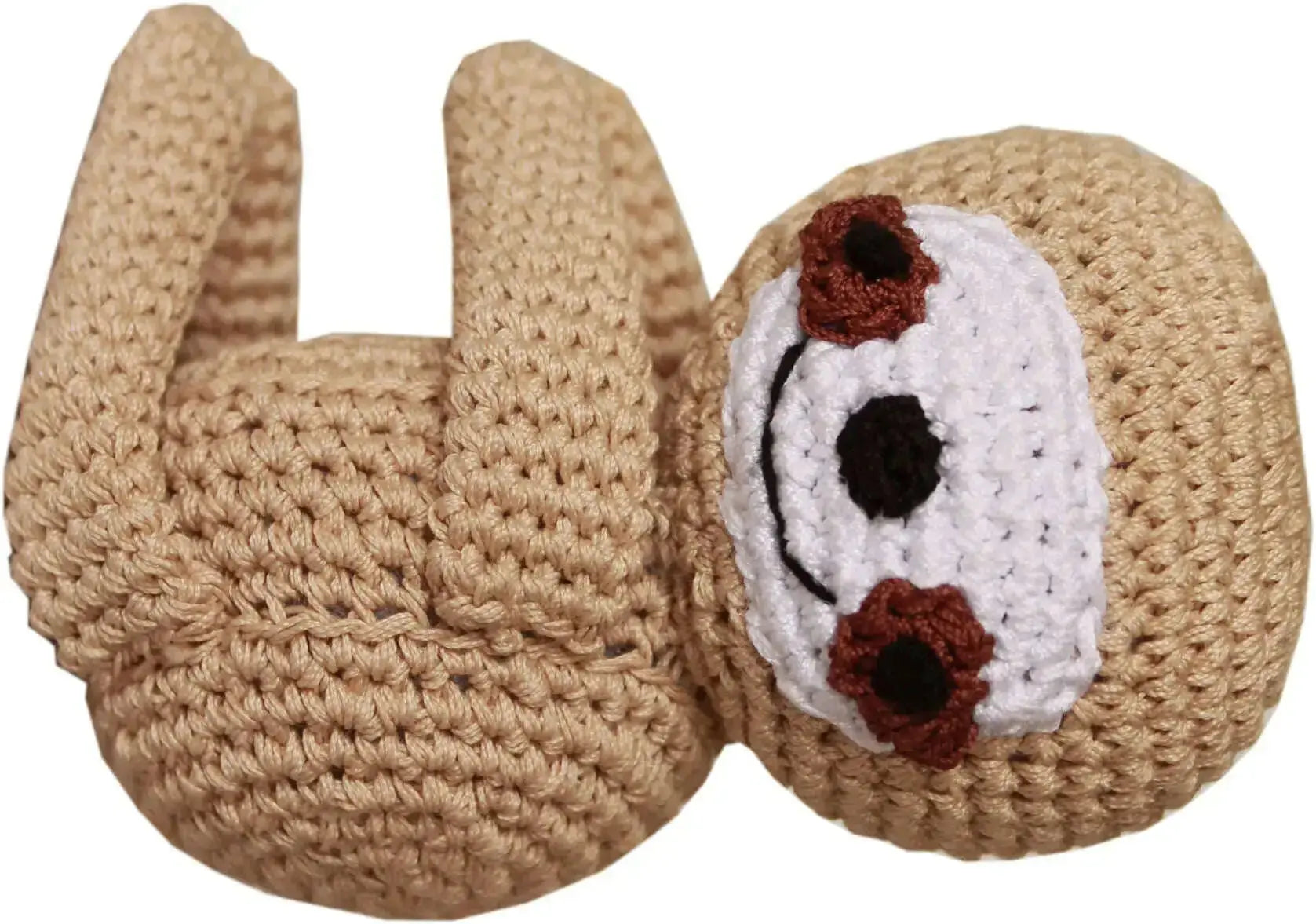 Knit-Knacks-Fraggles-The-Funny-Baby-Sloth-Organic-Cotton-Small-Dog-Toy-GreatEagleInc-333772454