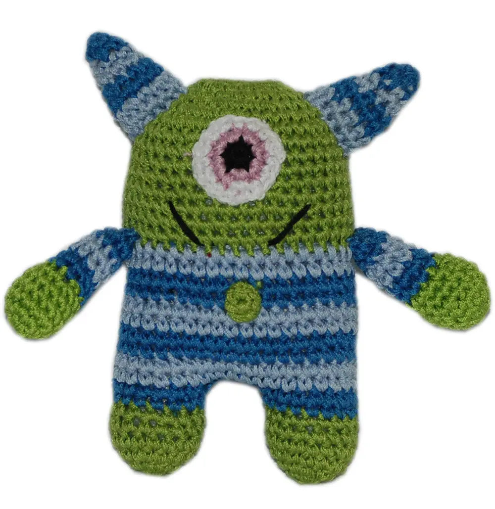 Knit Knacks Monster Organic Cotton Small Dog Toy Default Title