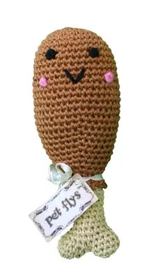 Knit Knacks Sticks The Drumstick Organic Cotton Small Dog Toy Default Title
