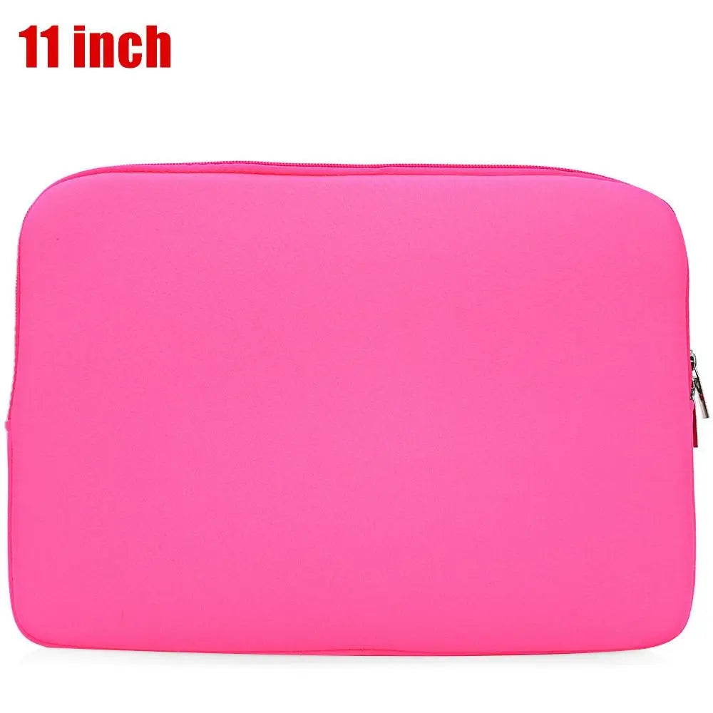 Korean Style Universal Foam Zipper Soft Sleeve Laptop Bag Cover for MacBook Air Pro Retina - GreatEagleInc