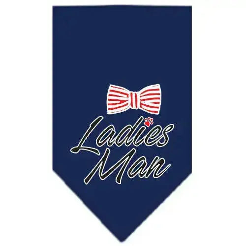 Ladies-Man-Screen-Print-Bandana-Navy-Blue-Large-GreatEagleInc-334287624