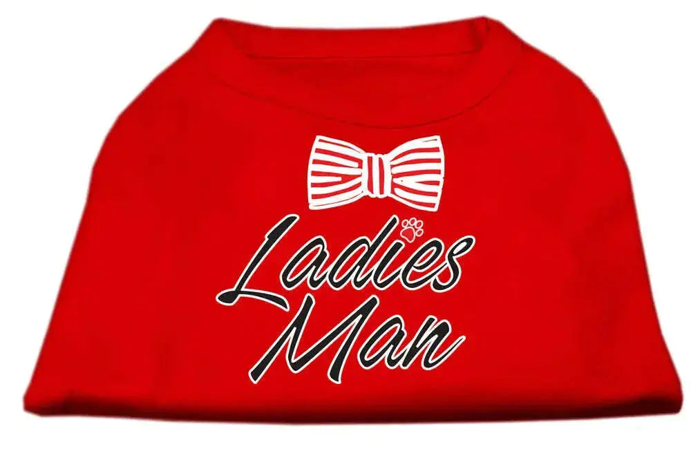 Ladies-Man-Screen-Print-Dog-Shirt-Red-Sm-GreatEagleInc-334274875