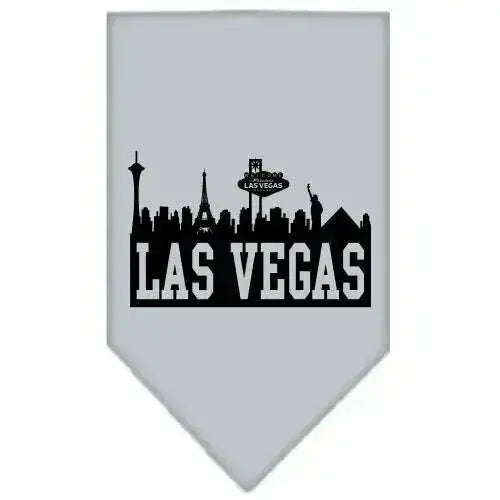 Las-Vegas-Skyline-Screen-Print-Bandana-Grey-Small-GreatEagleInc-319144967