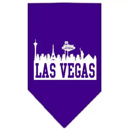 Las-Vegas-Skyline-Screen-Print-Bandana-Purple-Small-GreatEagleInc-319144420