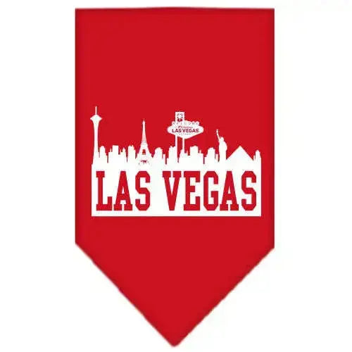 Las-Vegas-Skyline-Screen-Print-Bandana-Red-Large-GreatEagleInc-319145623