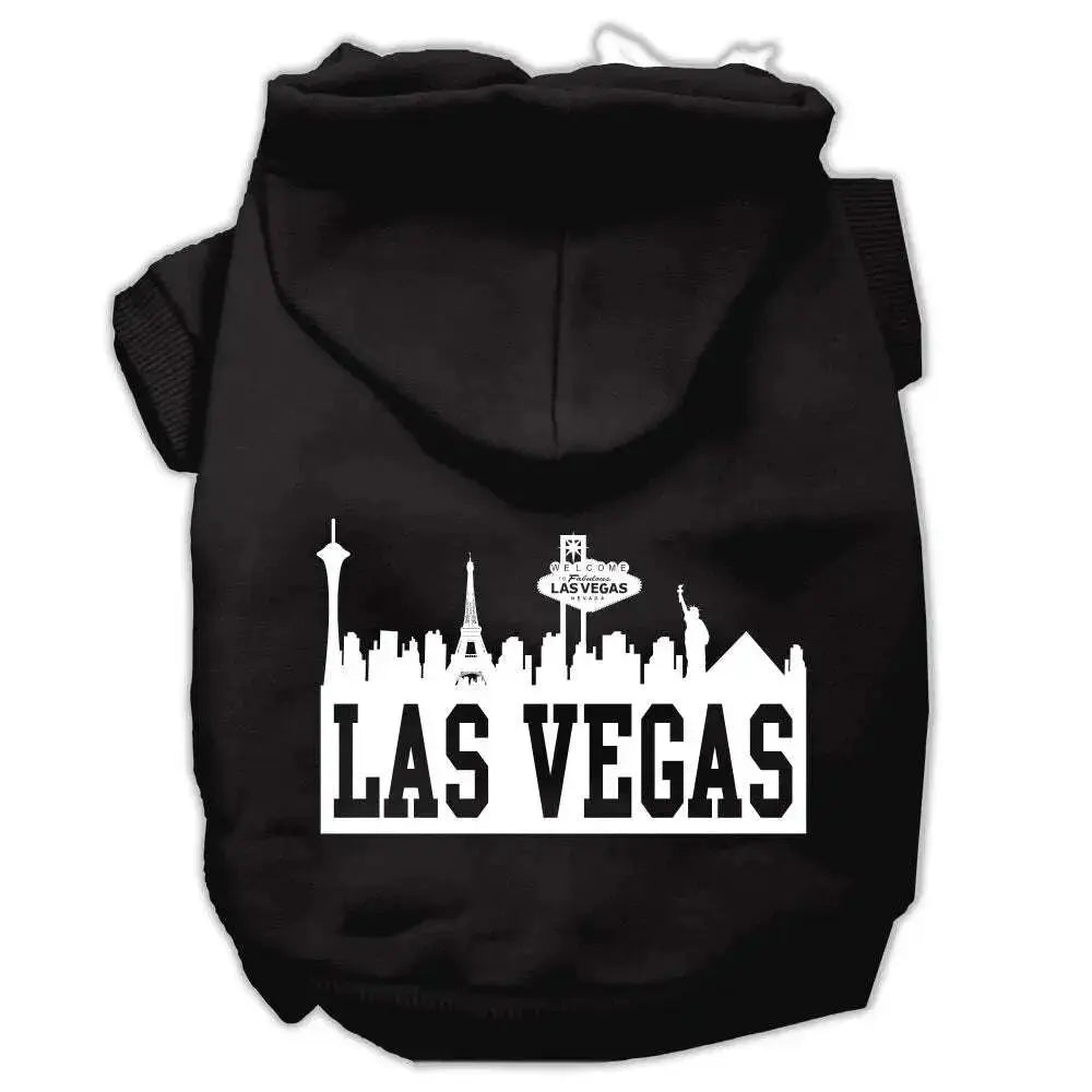 Las-Vegas-Skyline-Screen-Print-Pet-Hoodies-Black-Size-Sm-GreatEagleInc-319762247